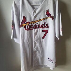 Matt Holliday St. Louis Cardinals Authentic Home Jersey – Size 48 WS Patch